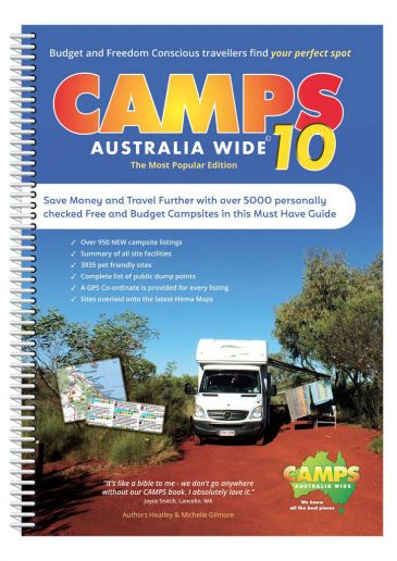 Camps 10 Australia Wide Free Camps Spiral Bound Front Cover
