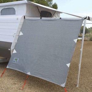 awning privacy sun screen pop top side