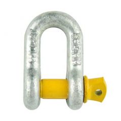 D shackle, dee shackle, rated shackle for towing caravan