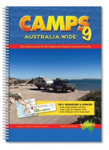 Camps 9 New edition with Hema maps front cover - Must have for free camps, camping with dogs