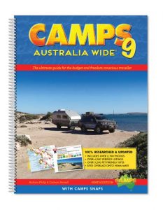 Camps 9 Snaps New edition with photos and Hema maps front cover - Must have for free camps, camping with dogs