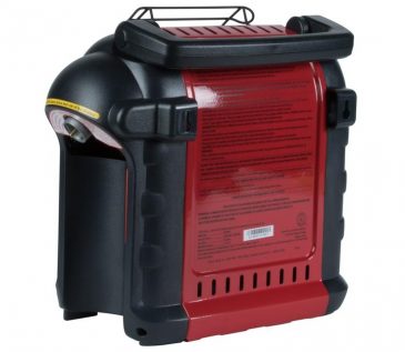 Mr Heater Portable Buddy compact caravan rv and camping gas heater back