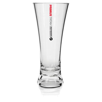 Primus Tritan beer glass, crystal clear clarity, virtually unbreakable. Perfect for caravans and motorhomes PRIT385