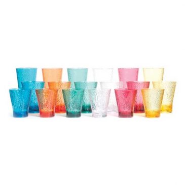 Tritan coloured tumbler full range small medium large colours drinking glass