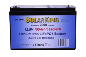solar king lithium battery 150ah