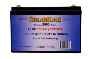 solar king lithium battery 100ah