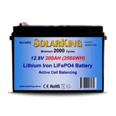 solar king lithium battery 200ah
